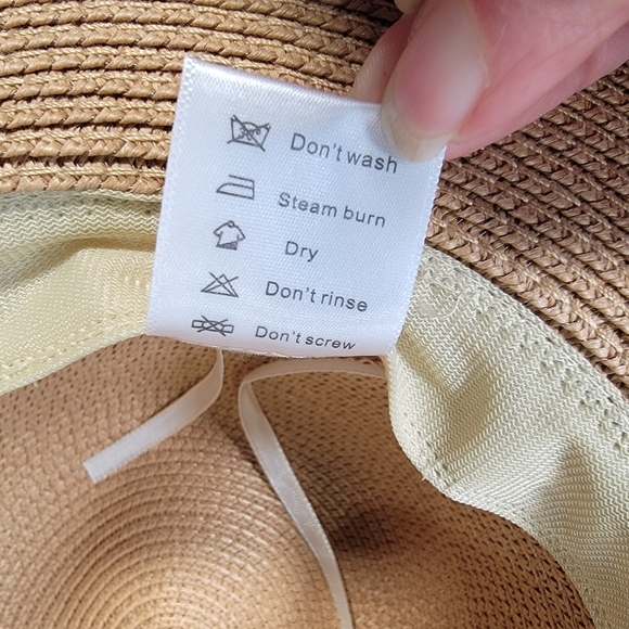 Multitrust Tan Fedora Sun Hat with Black Band Womens One Size - Picture 12 of 13